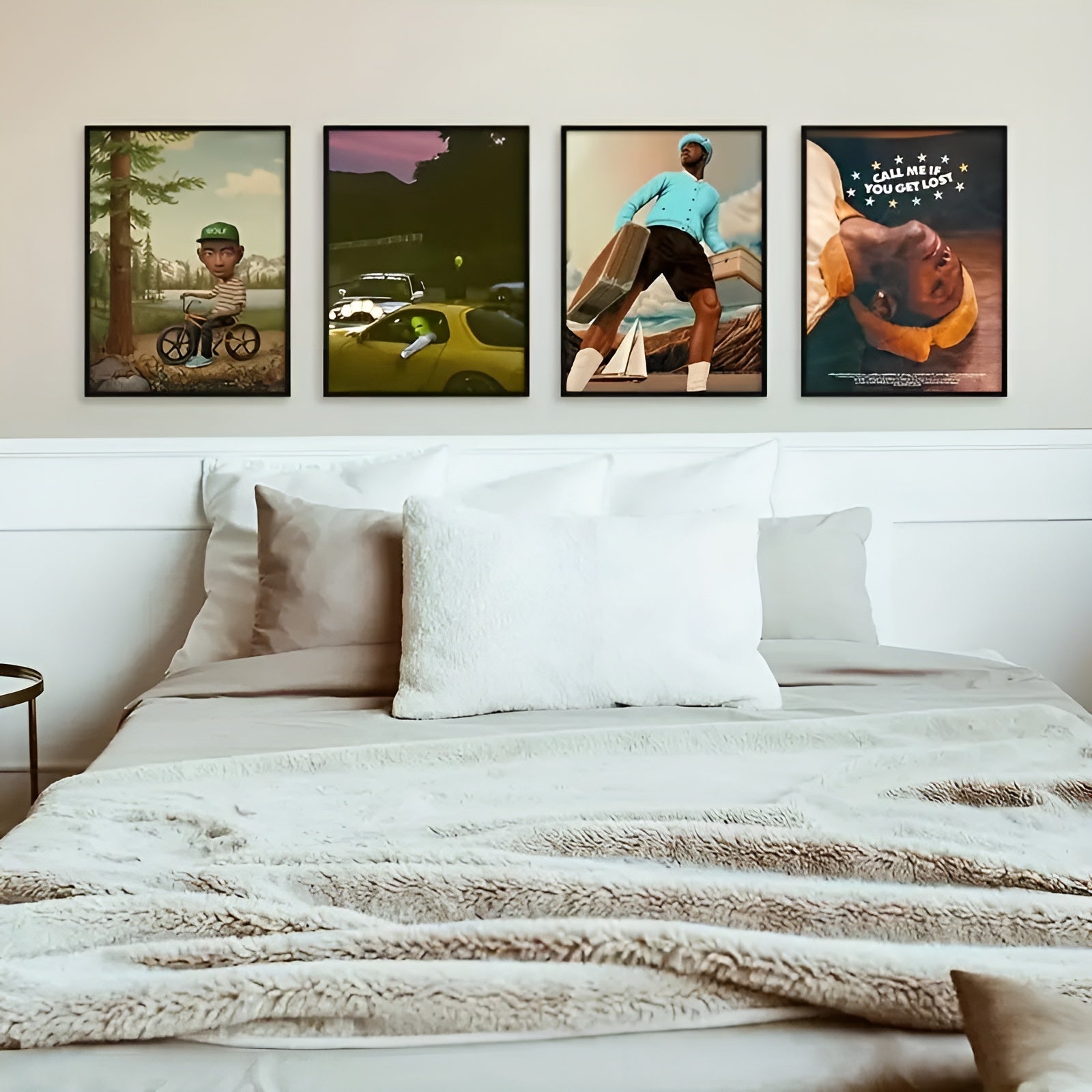 Artistic modern wall posters with a creative rapper design
