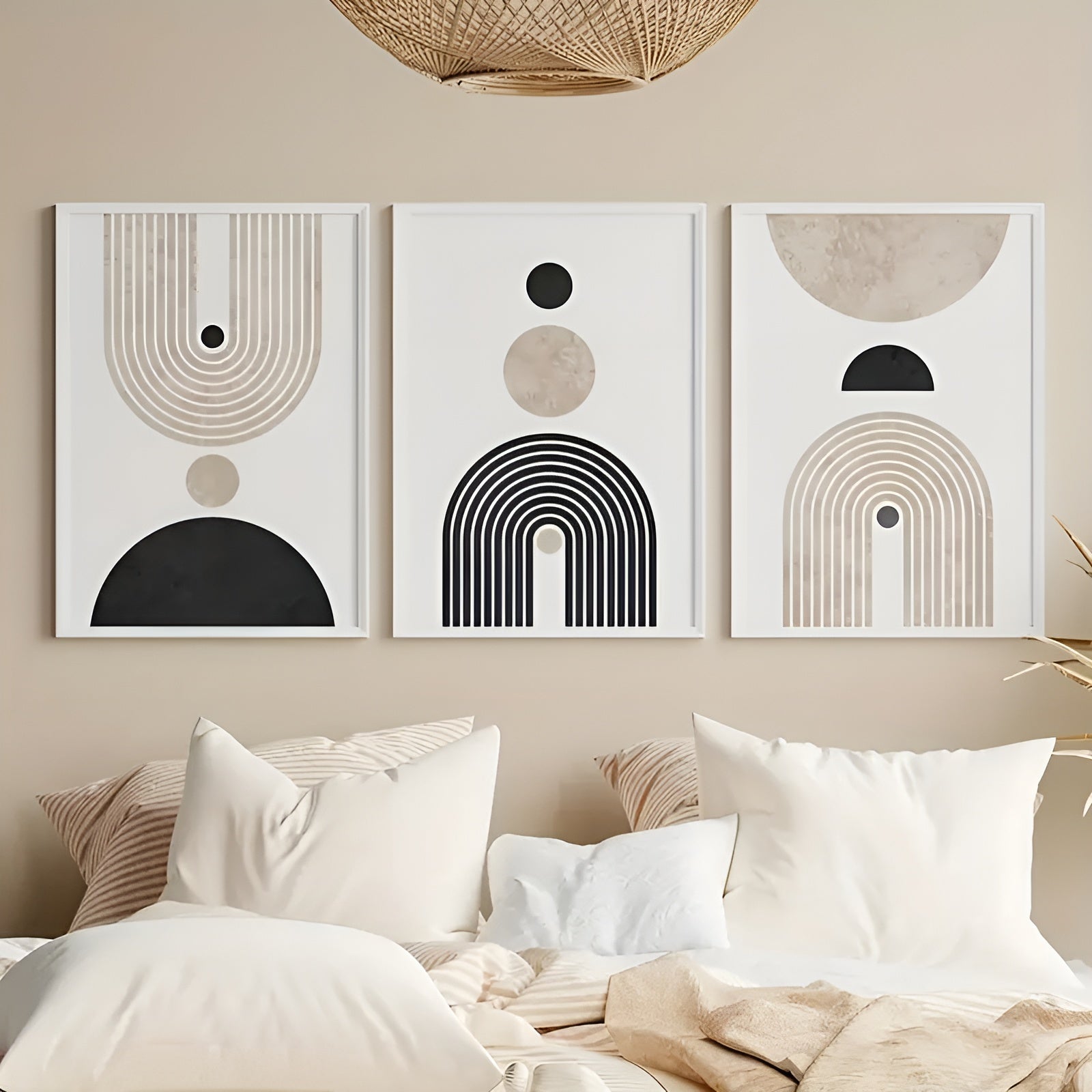 Vintage-inspired modern art canvas posters for stylish room decor
