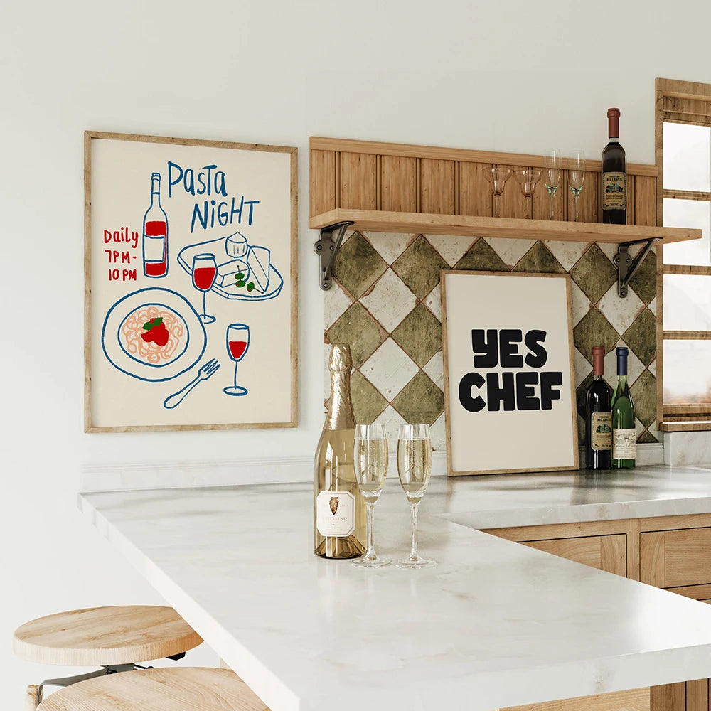 Y2K aesthetic gallery wall canvas print for trendy spaces

