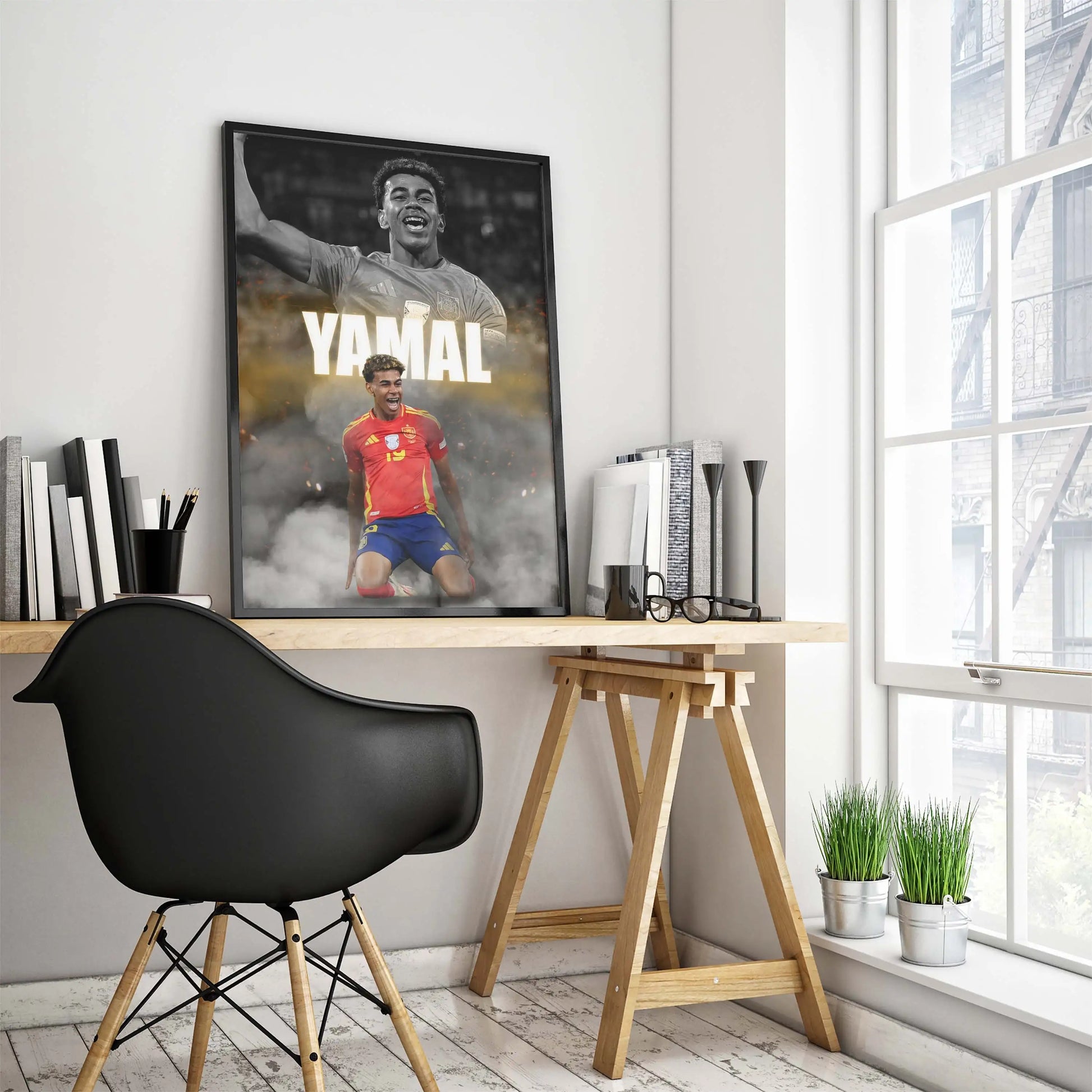 Yamal soccer picture wall art for football enthusiasts

